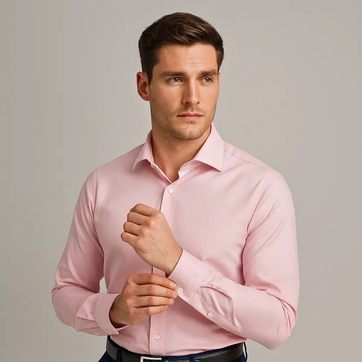 Chemise Infroissable à Coupe Ajustée