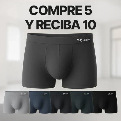 Ice Boxer Pro™ - Ropa interior de seda premium ultra cómoda — ¡Compra 5 y recibe 5 GRATIS! + 5 Pares de Calcetines de Regalo