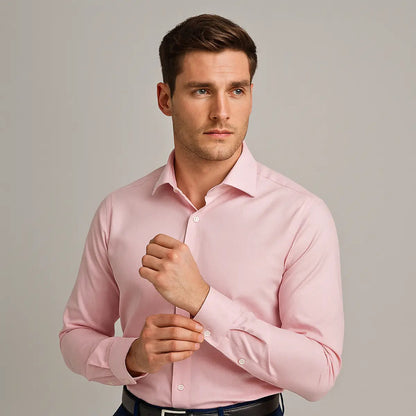 Chemise Infroissable à Coupe Ajustée